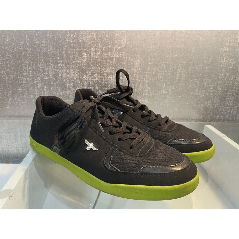 Creative Recreation Men's Black Green Low Shoe, Size 10 (A511)